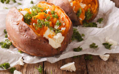 Süßkartoffeln mit Feta